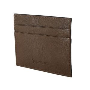 Billionaire Italian Couture Leather Card Holder Wallet Men Brown Wallets